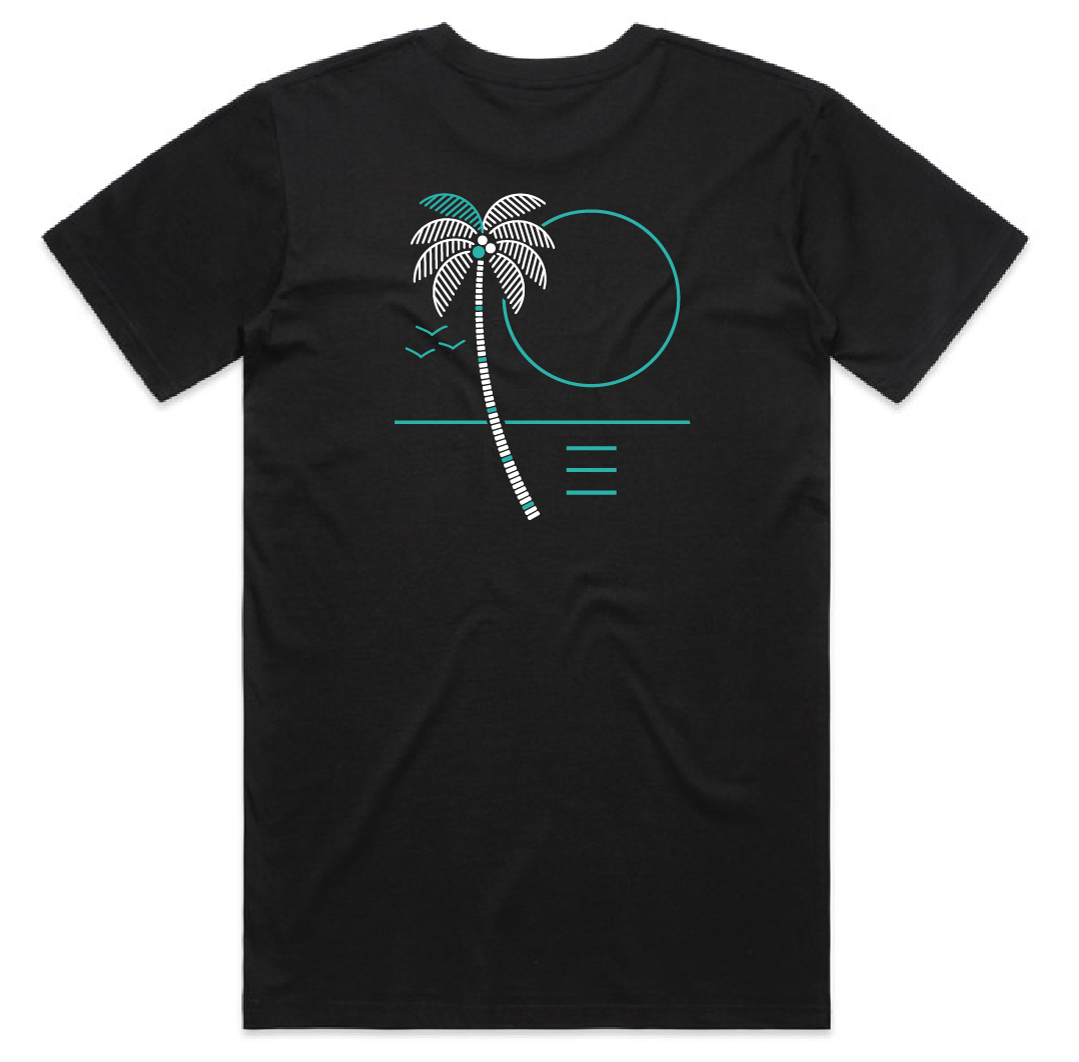 Short Sleeve Tee Shirt - Calm Ocean design