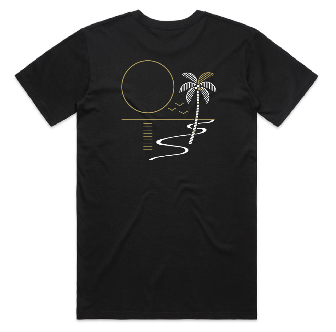 Short Sleeve Tee Shirt Stairs Design